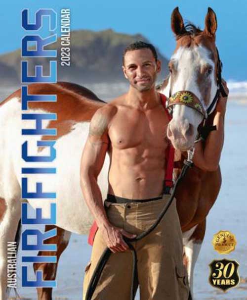 Australian Firefighters 2023 Calendar with Dennis Fay and Lacey